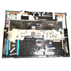 Carcasa superioara palmrest Laptop, Lenovo, Legion Y730-17ICH Type 81HG, 5CB0S57347, iluminata, RGB, layout US