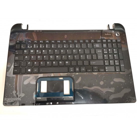 Carcasa superioara palmrest cu tastatura Laptop, Toshiba, Satellite L50-B, L50D-B, L50T-B, layout portughez, refurbished Carcasa Laptop