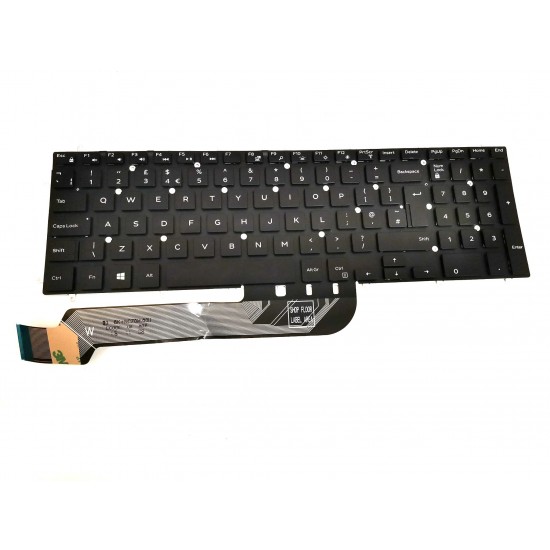 Tastatura Laptop, Dell, Inspiron 15 5565, 5567, 5570, 5575, 5583, 5665, 5765, 5770, 5775, 7566, 7567, 7577, 7587, 7786, iluminata, layout UK Tastaturi noi