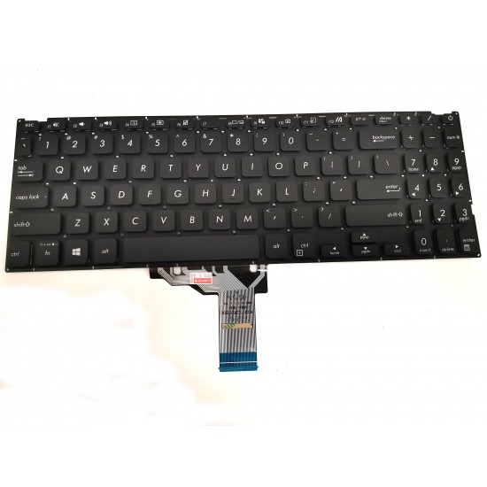 Tastatura Laptop, Asus, VivoBook X515DA, X515EA, X515EP, X515FA, X515JA, X515JF, X515JP, X515KA, X515MA, X515UA, neagra, layout US