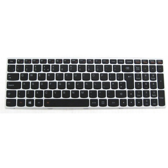 Tastatura Laptop, Lenovo, Flex 2 15, Flex 2 15D, B51-30, B51-35, B51-80, iluminata, neagra, layout UK Tastaturi noi