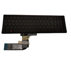 Tastatura Laptop, HP, Envy 15-K, 15-K000, M7-K, cu iluminare rosie, layout UK