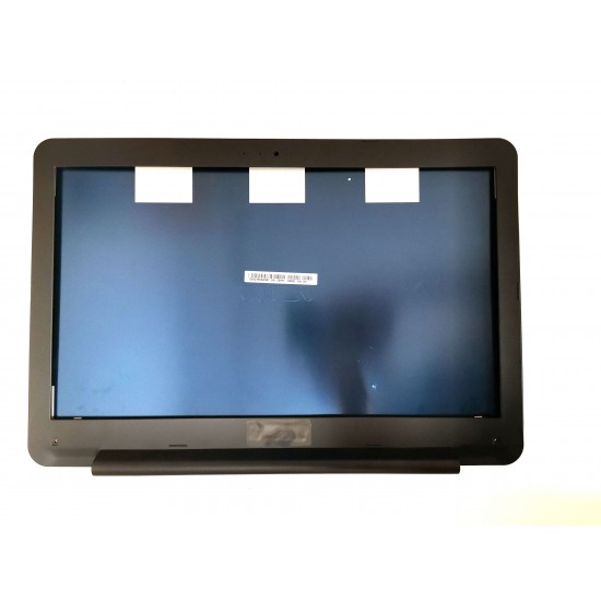 Capac compatibil display cu ornament si rama Laptop, Asus, K555, K555L, K555LN, V555L, FL5800L, X555L, A555L, V555L, albastru metalic