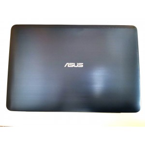 Capac compatibil display cu ornament si rama Laptop, Asus, K555, K555L, K555LN, V555L, FL5800L, X555L, A555L, V555L, albastru metalic