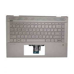 Carcasa superioara palmrest cu tastatura Laptop, HP, Pavilion 54G7ATATP10TEEP, 910300195620, DD1851, L19191-251, SP5CD8214Q9H