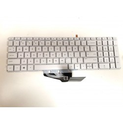 Tastatura Laptop, HP, Pavilion 250 G6, 256, 17-G, 17AB, M6-AR, M7-N, iluminata, us, alb