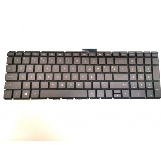 Tastatura Laptop, HP, 250 G6, 255 G6, 256 G6, 258 G6, iluminata, gri, layout US Tastaturi noi