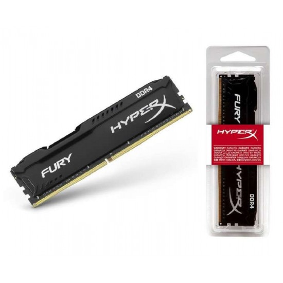 Memorie HyperX Fury Black 8GB, DDR4, 2400MHz, CL15, 1.2V Memorii RAM