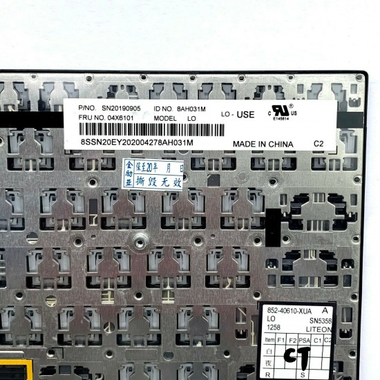 Tastatura compatibila Laptop, Lenovo, ThinkPad E450, E450c, E455, E460, E465, E470C, E475, W540, 04X6101, layout US, fara iluminare