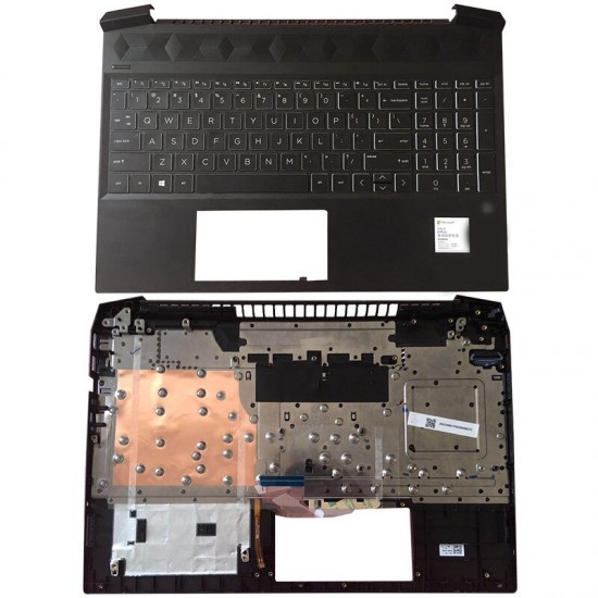 Carcasa superioara cu tastatura palmrest Laptop, HP, Pavilion Gaming 15-EC, TPN-Q229, L72598-001, L72597-001, L72598-071