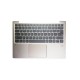  Carcasa superioara cu tastatura iluminata palmrest Laptop, Lenovo, IdeaPad 720S-13, 720S-13IKB, PK131492A02, SN20N04446, argintiu