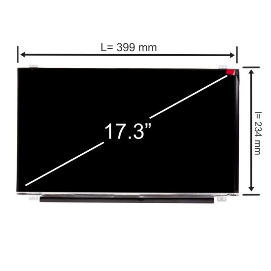 Display laptop, Asus, ROG Zephyrus GX701, GX701LXS, GX701GXR, GX701IWS, GX701LV, GX701GWR, N173HCE-G32 Rev. C1, 17.3 inch, 1920x1080 FHD, 120Hz, led, slim, 40 pini stanga, eDP 