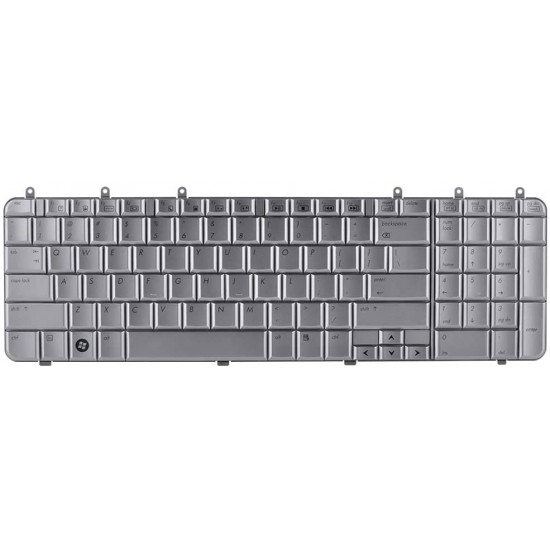 Tastatura Laptop, HP, Pavilion DV7-1000, DV7-1002, DV7-1004, DV7-1008, DV7-1011, DV7-1017, DV7-1021, DV7-1030, DV7-1040, DV7-1050, DV7-1060, DV7-1070, DV7-1080, DV7-1090, argintie, us