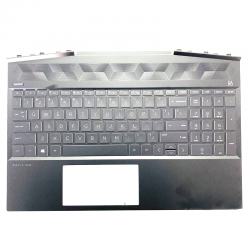 Carcasa superioara cu tastatura palmrest Laptop, HP, Pavilion 15-DK, 15T-DK, TPN-C141, L57595-001, US