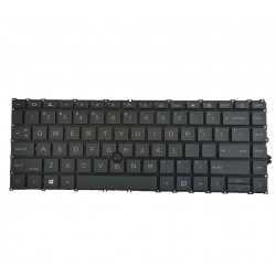 Tastatura Laptop, HP, EliteBook 745 G7, 745 G8, 840 G7, 840 G8, iluminata, cu point sticker, layout US