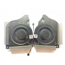 Set coolere Laptop, Dell, Inspiron G5 5590, P82F, G7 7590, G7 7790, CN-063NYM, CN-0FK2HP, DFS5K223052831 FMOA, DFS5K221153711  1323-01AM0000A FM09, 5V 0.5A, pentru laptopuri echipate cu incarcator de 130W 19.5V 6.7A