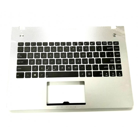 Carcasa superioara cu tastatura palmrest Laptop, Asus, N46, N46VZ, N46VB, N46VJ, N46VM, N46VZ, R401VB, R401VJ, R401VM, iluminata, diverse layout-uri Carcasa Laptop