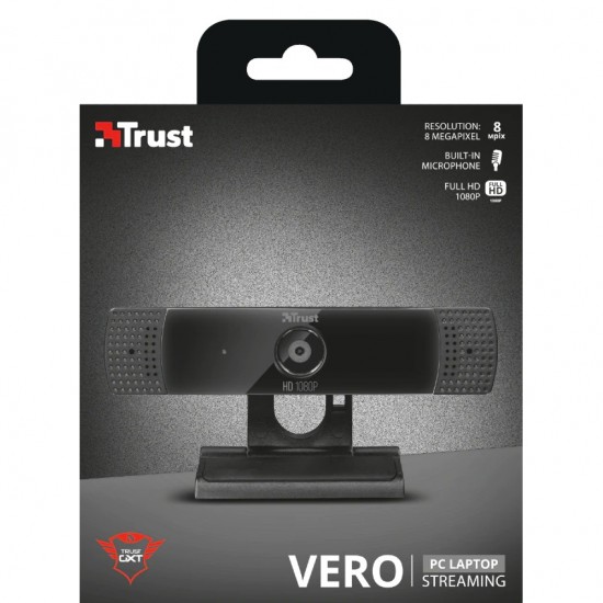 Camera Web Trust GXT1160 Vero, 8MP, FullHD 1080P, microfon, USB