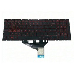 Tastatura Laptop, HP, Omen 15-DC, 15-DH, TPN-C143, TPN-C144, TPN-Q211, rosie, layout US
