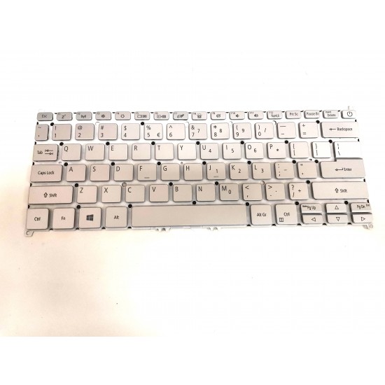 Tastatura Laptop, Acer, Swift 3 SF314-57, N19H4, argintie, neagra, layout US