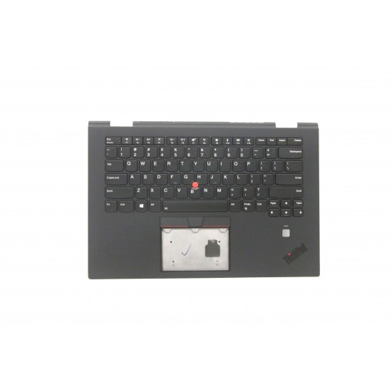 Carcasa superioara cu tastatura palmrest Laptop, Lenovo, Thinkpad X1 Yoga 3rd Gen Type 20LD, 20LE, 20LF, 20LG, 02HL904, 02HL905, 02HL896, 02HL897, 01LX788, 01LX828, 01LX868, 01LX908, iluminata, layout US Carcasa Laptop