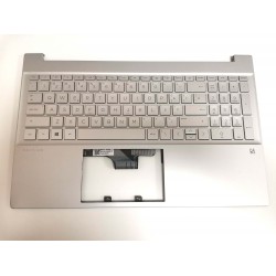 Carcasa superioara cu tastatura palmrest Laptop, HP, Pavilion X360 15-CR, 15T-CR, TPN-W132, iluminata, layout US