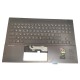 Carcasa superioara cu tastatura palmrest Laptop, HP, Omen 15Z-EN, iluminata, RGB, layout US Carcasa Laptop