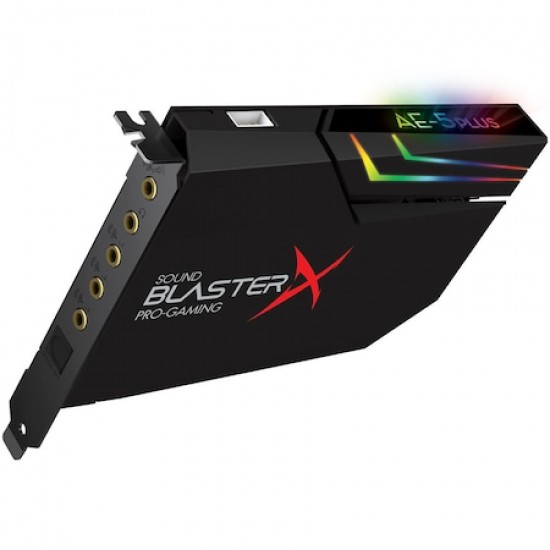 Placa de sunet CREATIVE Sound BlasterX AE-5 Plus, 7.1, PCI-E Componente PC