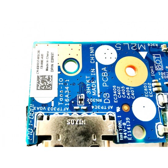 Modul board USB Laptop, Dell, Latitude 3480, 3580, SD Slot VGA, 3FR5T, 03FR5T