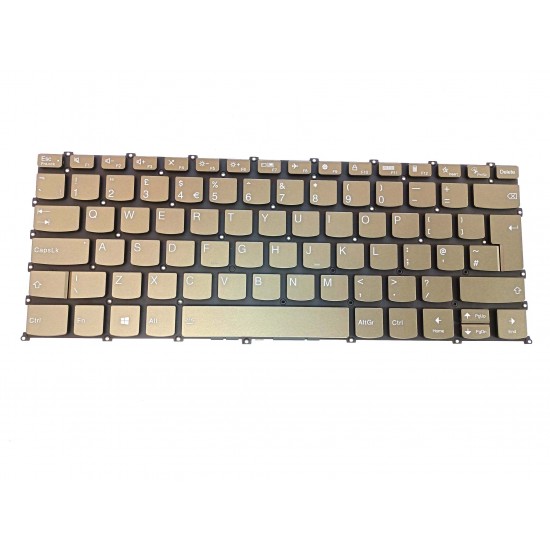 Tastatura Laptop, Lenovo, IdeaPad 5 Pro 14ACN6 Type 82L7, iluminata, maronie, layout UK Tastaturi noi