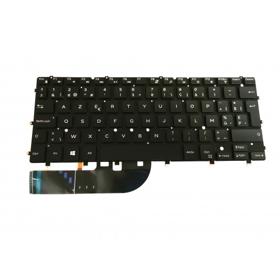Tastatura Laptop, Dell, XPS 12 9Q33, fara rama, uk, iluminata Tastaturi noi