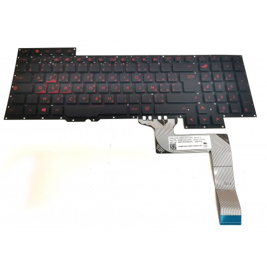 Tastatura Laptop, Asus, ROG G751, G751J, G751JM, G751JT, G751JY, G751JM, enter mare, diverse layout-uri