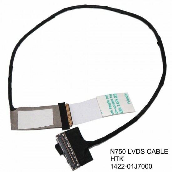 Cablu video LVDS Laptop, Asus, N750, N750J, N750JK, N750JV, R750J, 1422-01J7000 Cablu video LVDS laptop