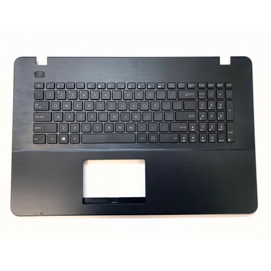 Carcasa superioara cu tastatura palmrest, Asus, X751, A751, X751LD, X751LN, X751MJ, K751LX, US, neagra Carcasa Laptop