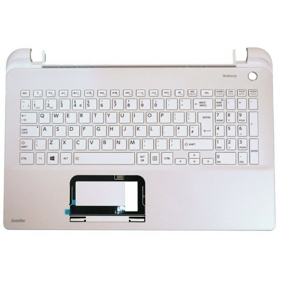 Carcasa superioara cu tastatura palmrest, Toshiba, Satellite L50-B, A000295780, alba uk Carcasa Laptop