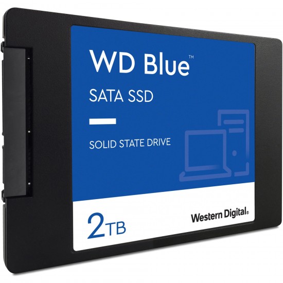 Solid State Drive (SSD) Western Digital Blue 3D, 2TB, 2.5 inch, SATA III SSD