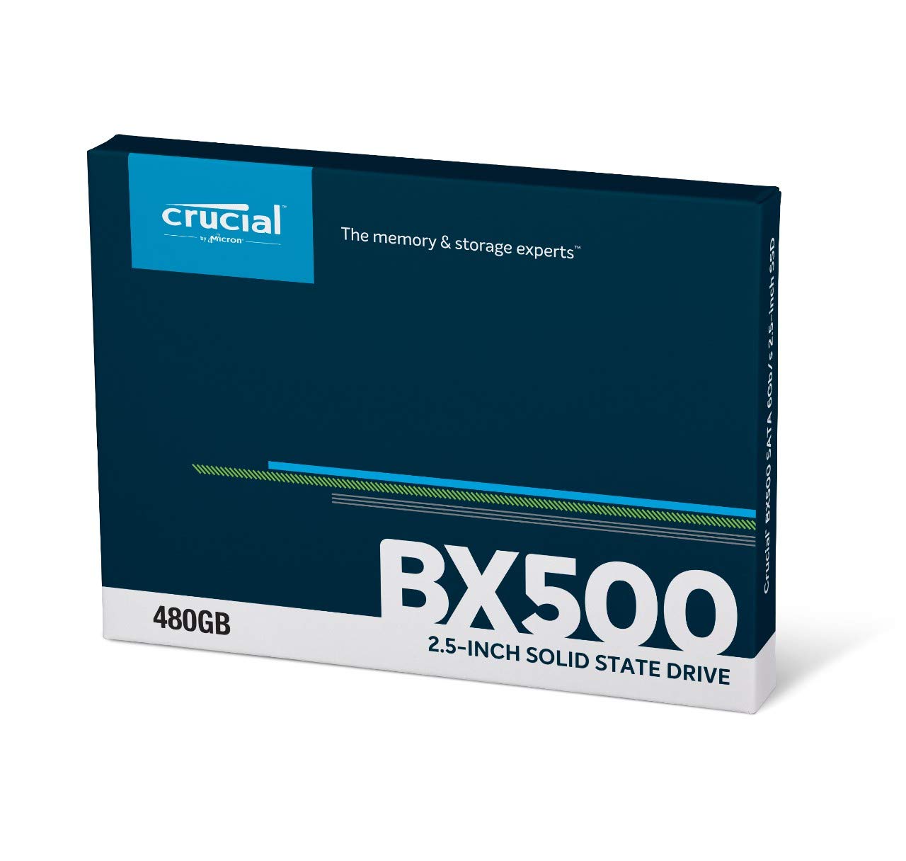 Solid-State Drive (SSD) Crucial BX500, 480GB 3D, NAND, SATA 2.5