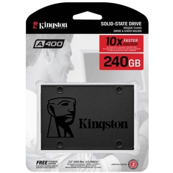 Solid State Drive (SSD) Kingston A400, 240GB, 2.5, SATA III Hard disk-uri noi