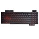 Tastatura Laptop, Asus, Tuf Gaming FX504, FX504GD, FX504GE, FX504GM, iluminata, layout US