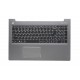 Carcasa superioara cu tastatura palmrest Laptop, Lenovo, Ideapad 310-15ISK Type 80SM, 80UH, iluminata, argintie, layout US Carcasa Laptop