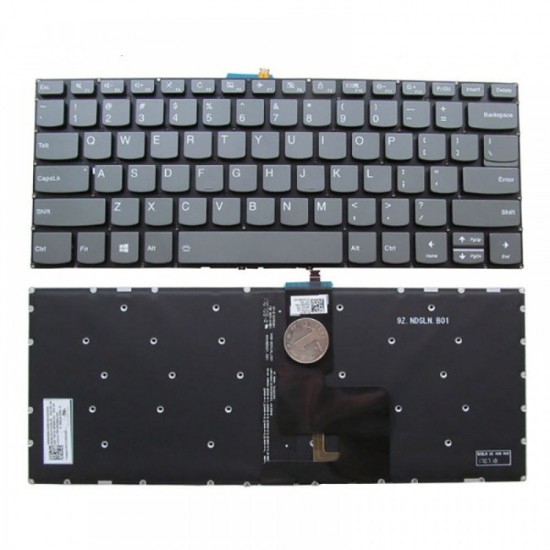 Tastatura Laptop, Lenovo, IdeaPad 3-14IIL05 Type 81WD, iluminata, layout US Tastaturi noi