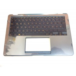 Carcasa superioara cu tastatura palmrest Laptop, Asus, ZenBook Flip S UX370, UX370U, UX370UA, UX370UAR, UX370UAF, Q325UA, 90NB0EN1-R30100, cu iluminare, layout DE