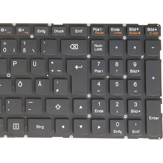 Tastatura Laptop, Lenovo, IdeaPad 700-17ISK Type 80RV, cu iluminare, layout DE (Germana) Tastaturi noi