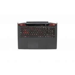 Carcasa superioara cu tastatura Laptop, Lenovo, Y700-15ISK Type 80NV, Y700-15ACZ Type 80NY, AP0ZF000300, 5CB0K25547, cu iluminare, layout SP