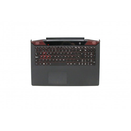 Carcasa superioara cu tastatura Laptop, Lenovo, Y700-15ISK Type 80NV, Y700-15ACZ Type 80NY, AP0ZF000300, 5CB0K25547, cu iluminare, layout SP Carcasa Laptop