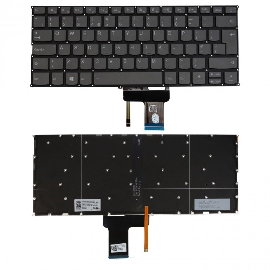 Tastatura Laptop, Lenovo, Ideapad 320S-13IKB Type 81AK, cu iluminare, layout UK Tastaturi noi