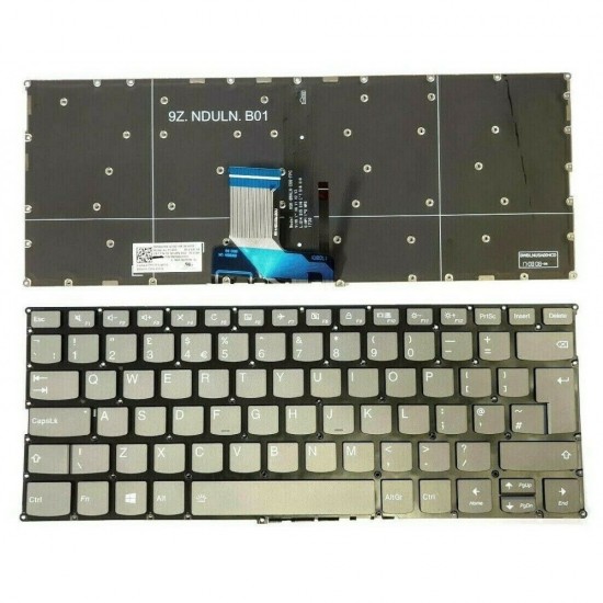 Tastatura Laptop, Lenovo, IdeaPad 720S-14IKB Type 80XC, 81BD, cu iluminare, layout UK