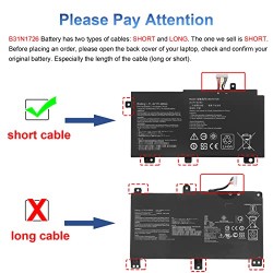 Baterie Laptop, Asus, FX80, FX80G, FX80GD, FX80GE, FX80GM, FX86, FX86FE, FX86FM, 3ICP7/60/80, B31N1726, 11.4V, 4240mAh, 48Wh