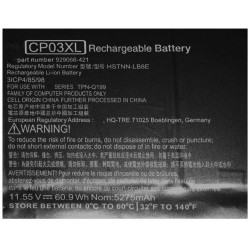 Baterie Laptop, HP, Spectre X360 13-AE, HSTNN-LB6E, 929066-421, HSTNN-LB8E, TPN-Q199, CP03060XL, CP03XL, 11.55V, 60.9Wh, 5011mAh