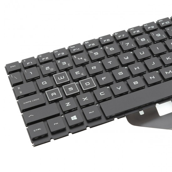 Tastatura Laptop, HP, Omen 15-DC, 15-DH, TPN-C143, TPN-C144, TPN-Q211, RGB, layout US Tastaturi noi
